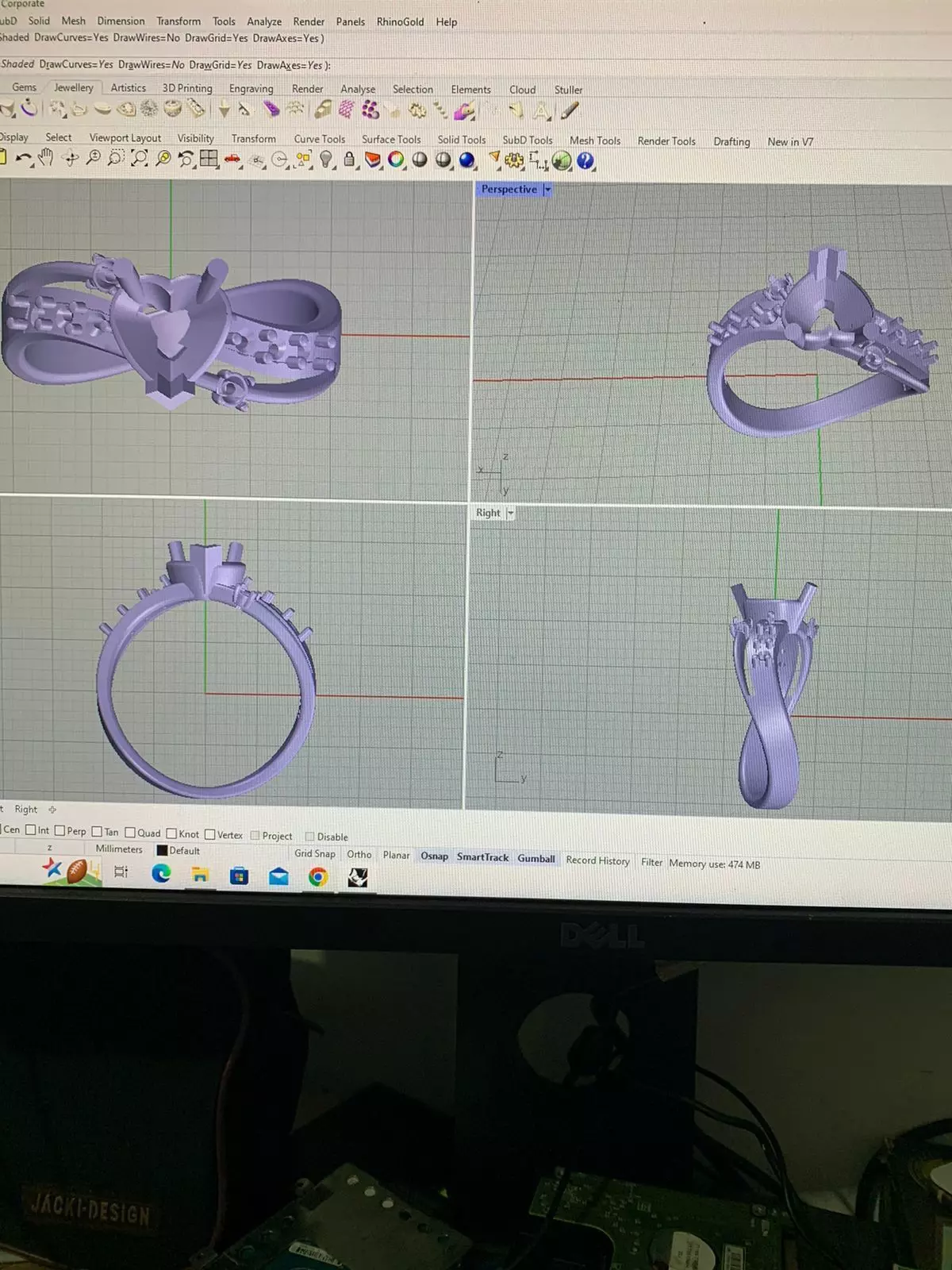 ANEL DE FORMATURA DIREITO ARQUIVO EM STL 3D print model_0