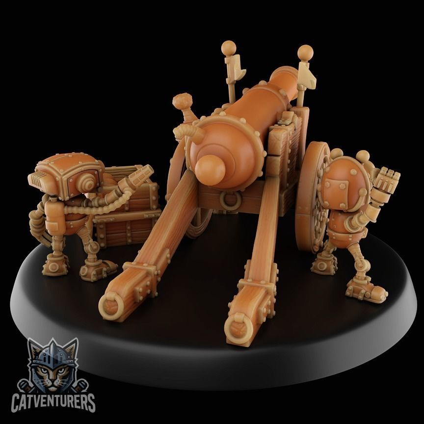 Dumbot Artillery 3D print model_1