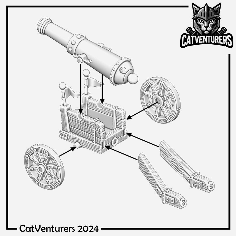 Dumbot Artillery 3D print model_6