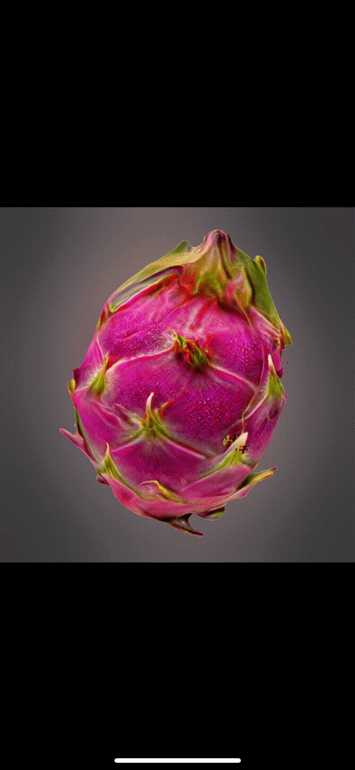 Dragon fruit 3D print model_1