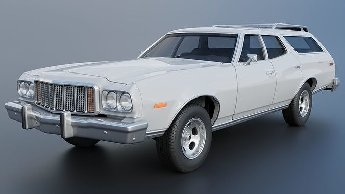 Gran Torino Wagon 1974 3D print model 3