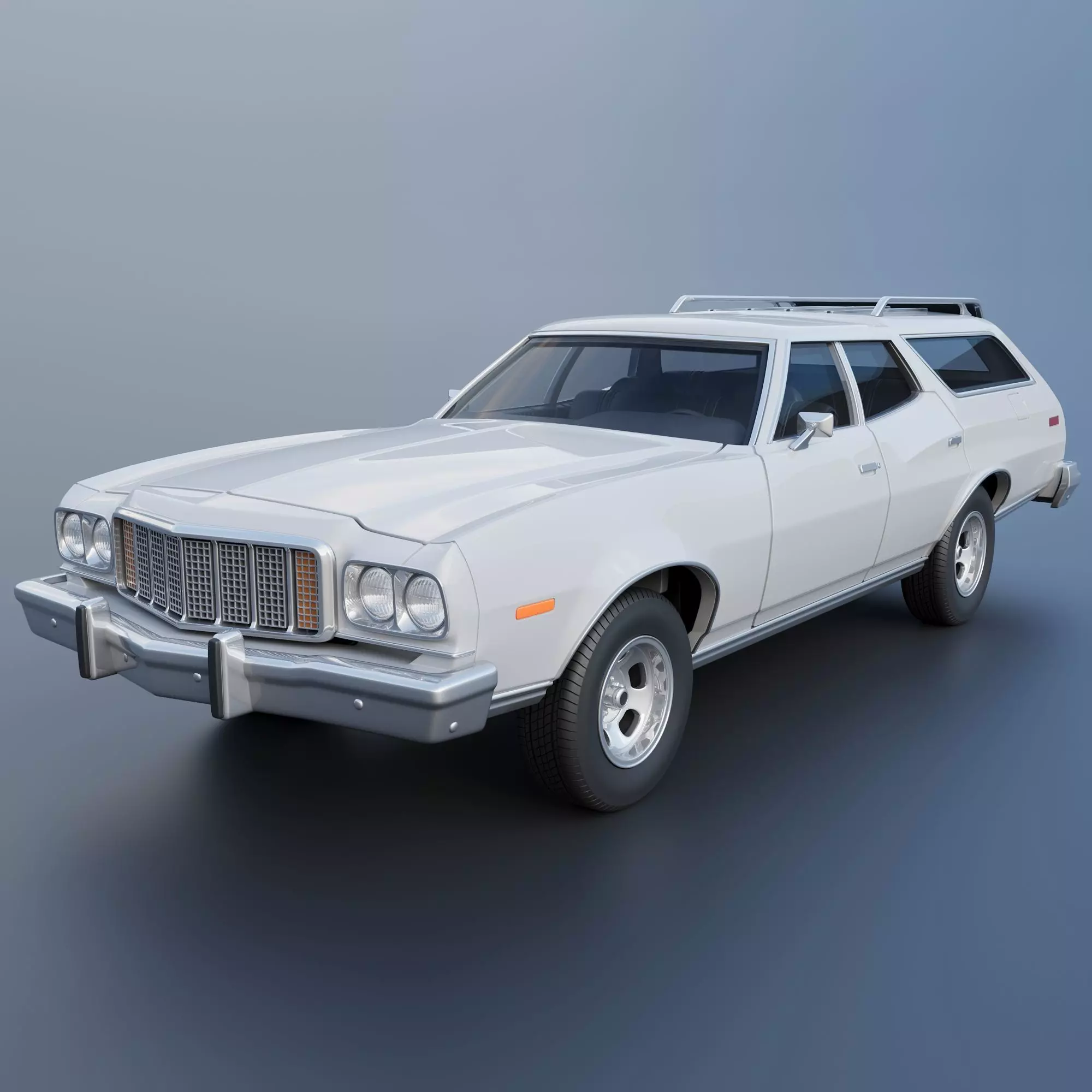 Gran Torino Wagon 1974 3D print model_0