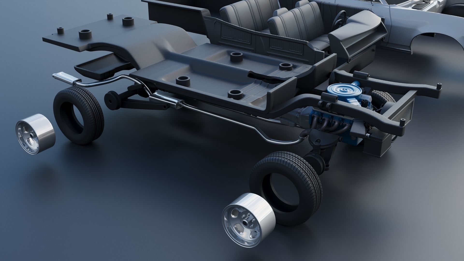 Gran Torino Wagon 1974 3D print model_24