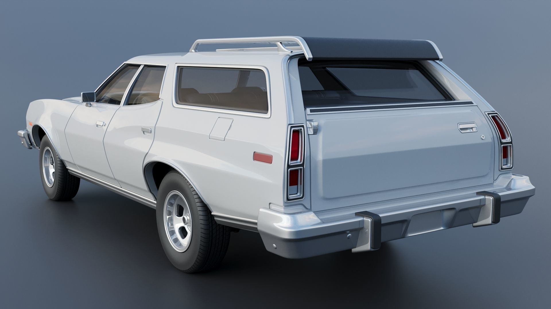 Gran Torino Wagon 1974 3D print model_4