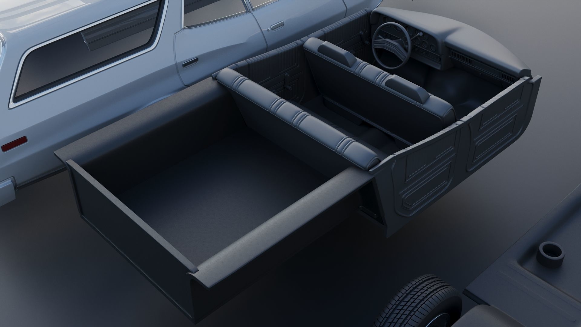 Gran Torino Wagon 1974 3D print model_21