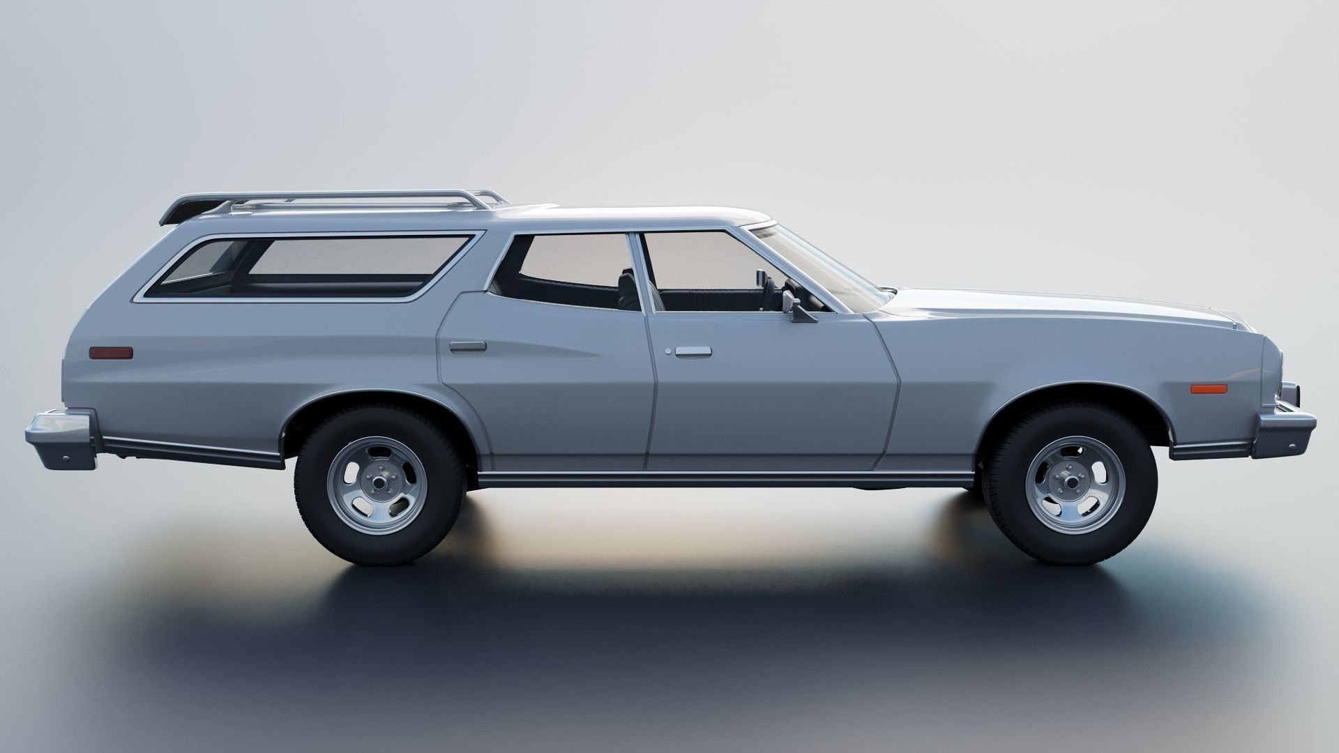 Gran Torino Wagon 1974 3D print model_7