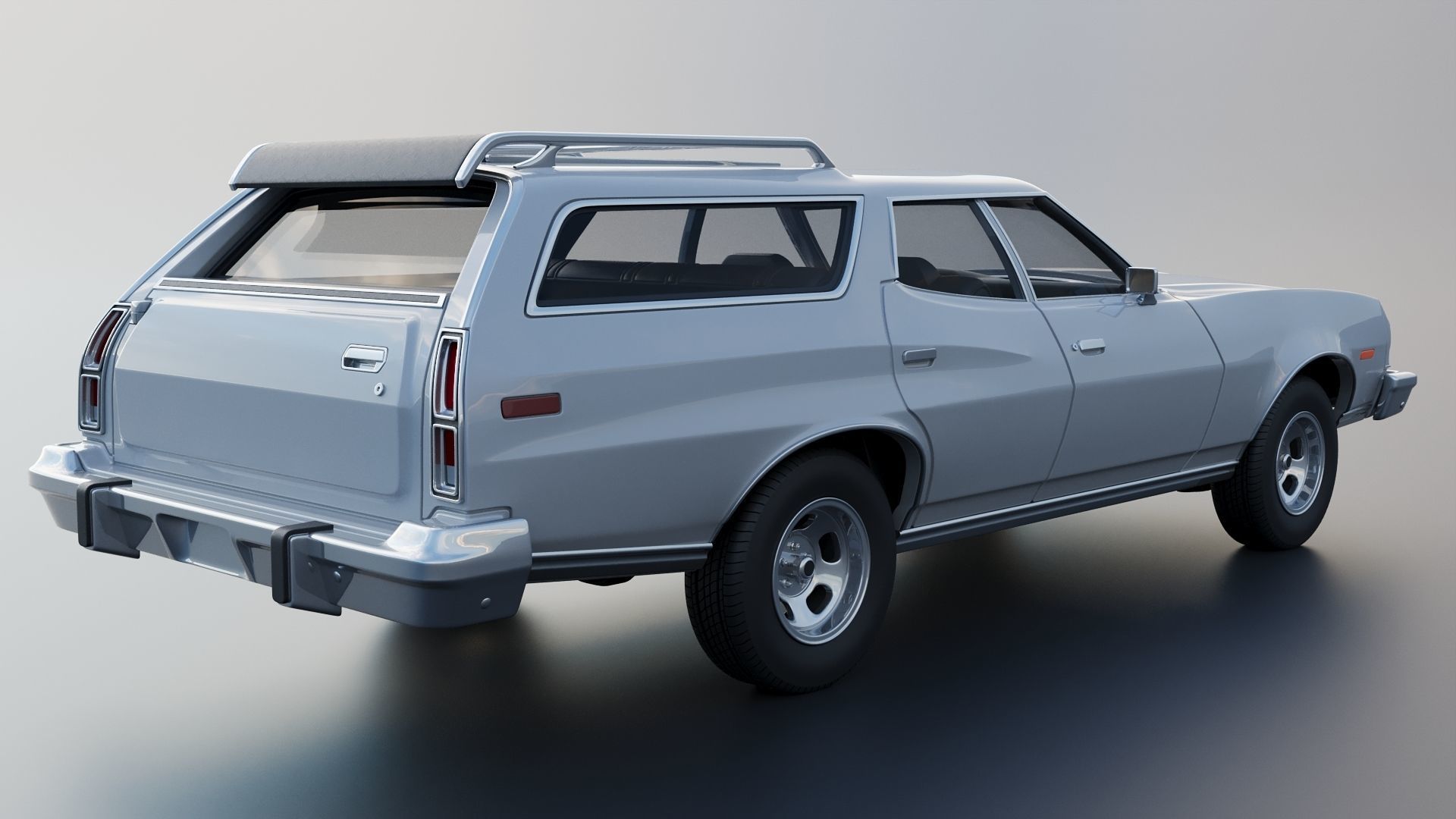 Gran Torino Wagon 1974 3D print model_6