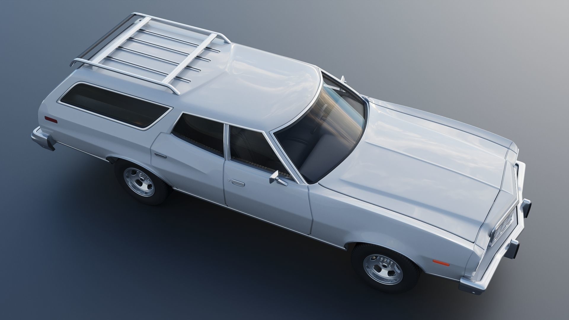 Gran Torino Wagon 1974 3D print model_10