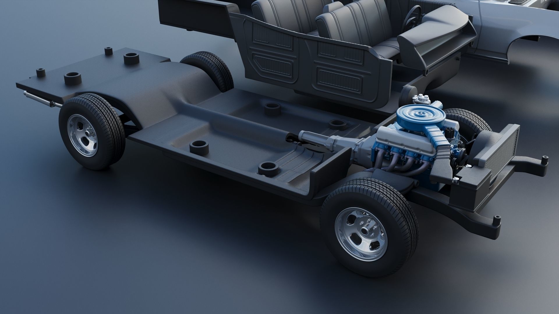 Gran Torino Wagon 1974 3D print model_23