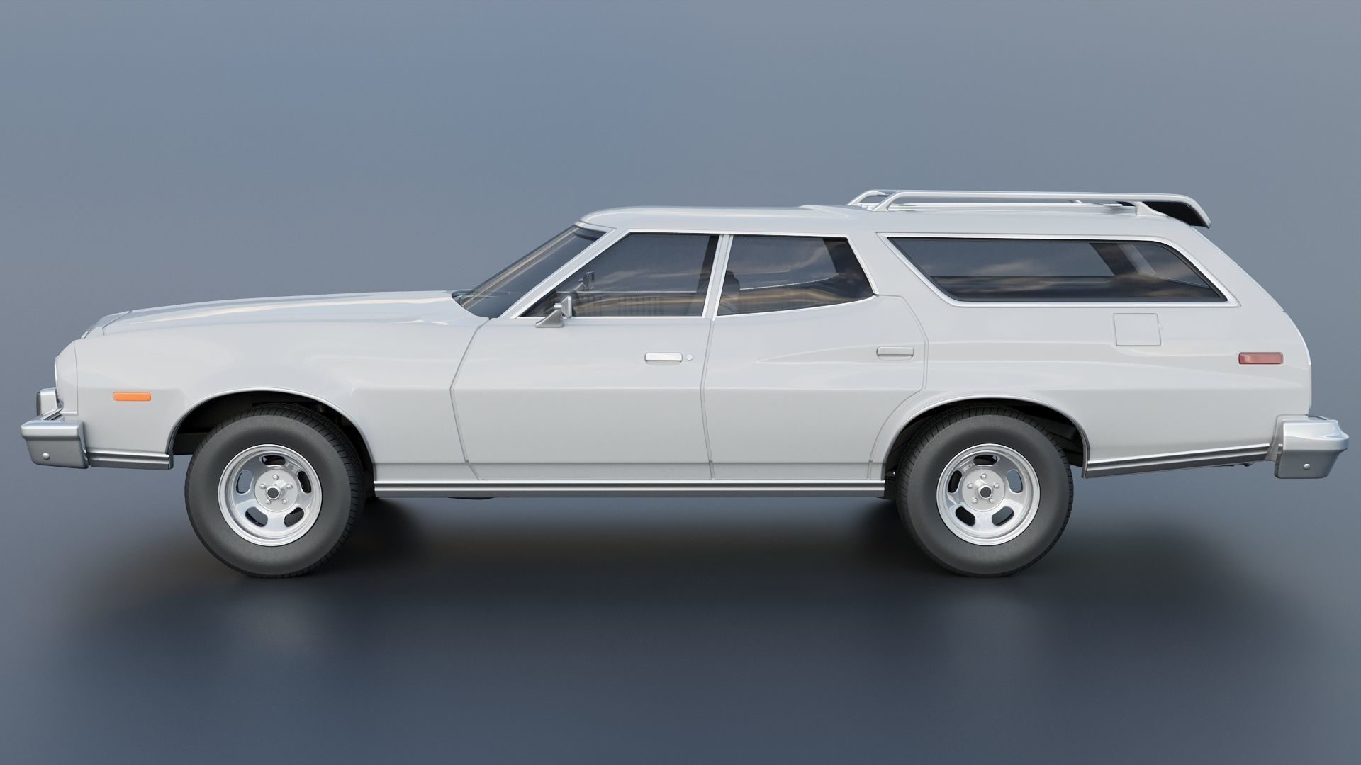 Gran Torino Wagon 1974 3D print model_3