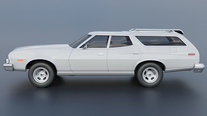 Gran Torino Wagon 1974 3D print model 4