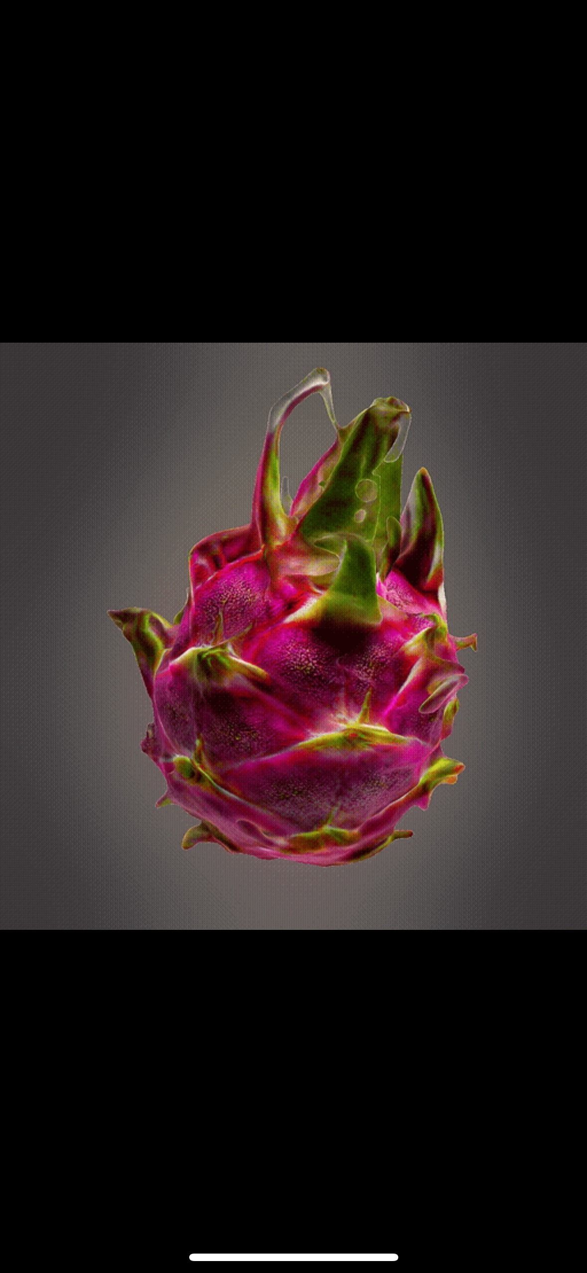 Dragon fruit 3D print model_2