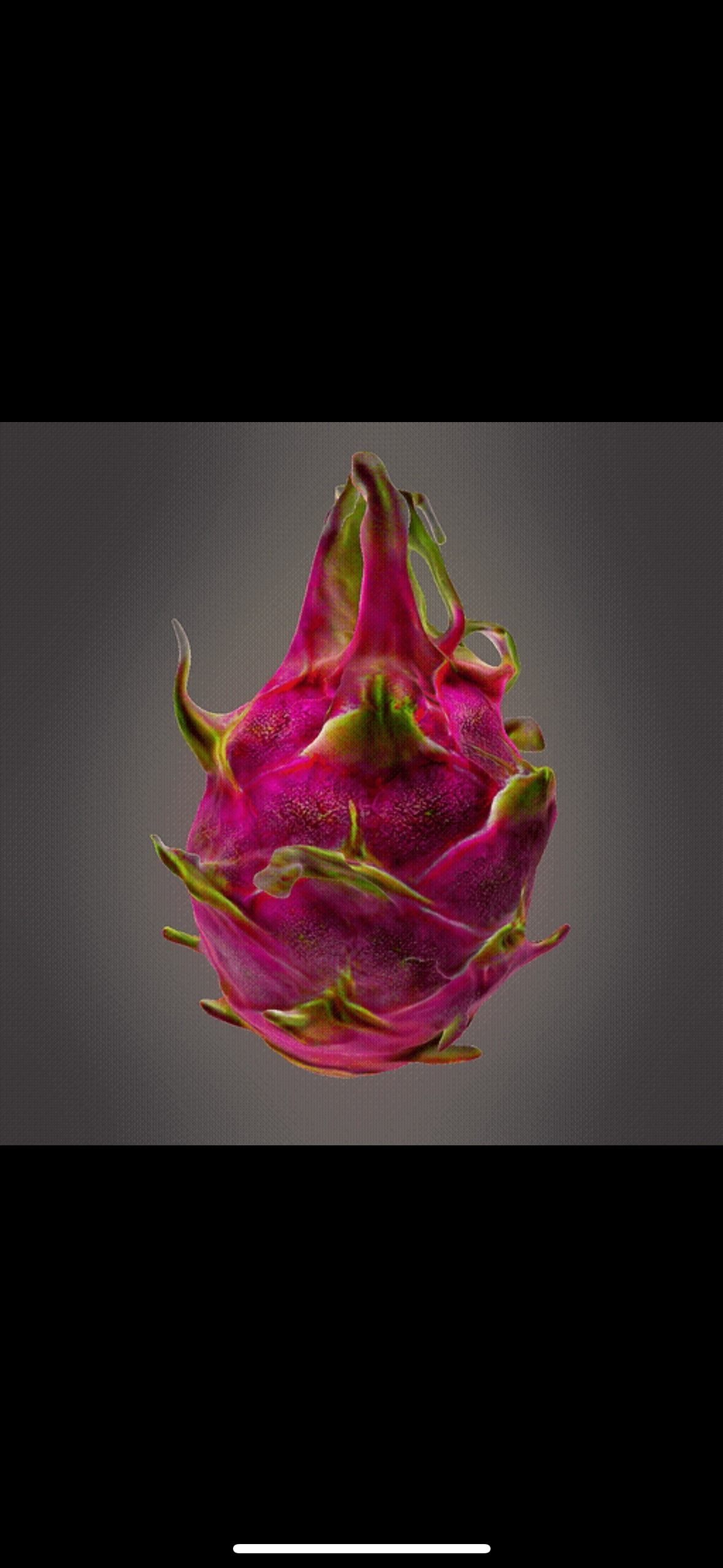Dragon fruit 3D print model_4