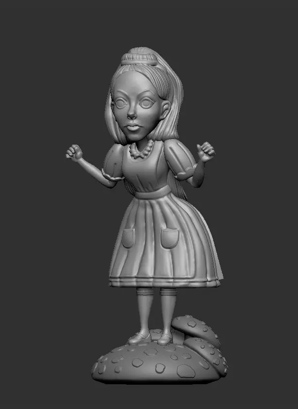 alice in wonderland 3D print model