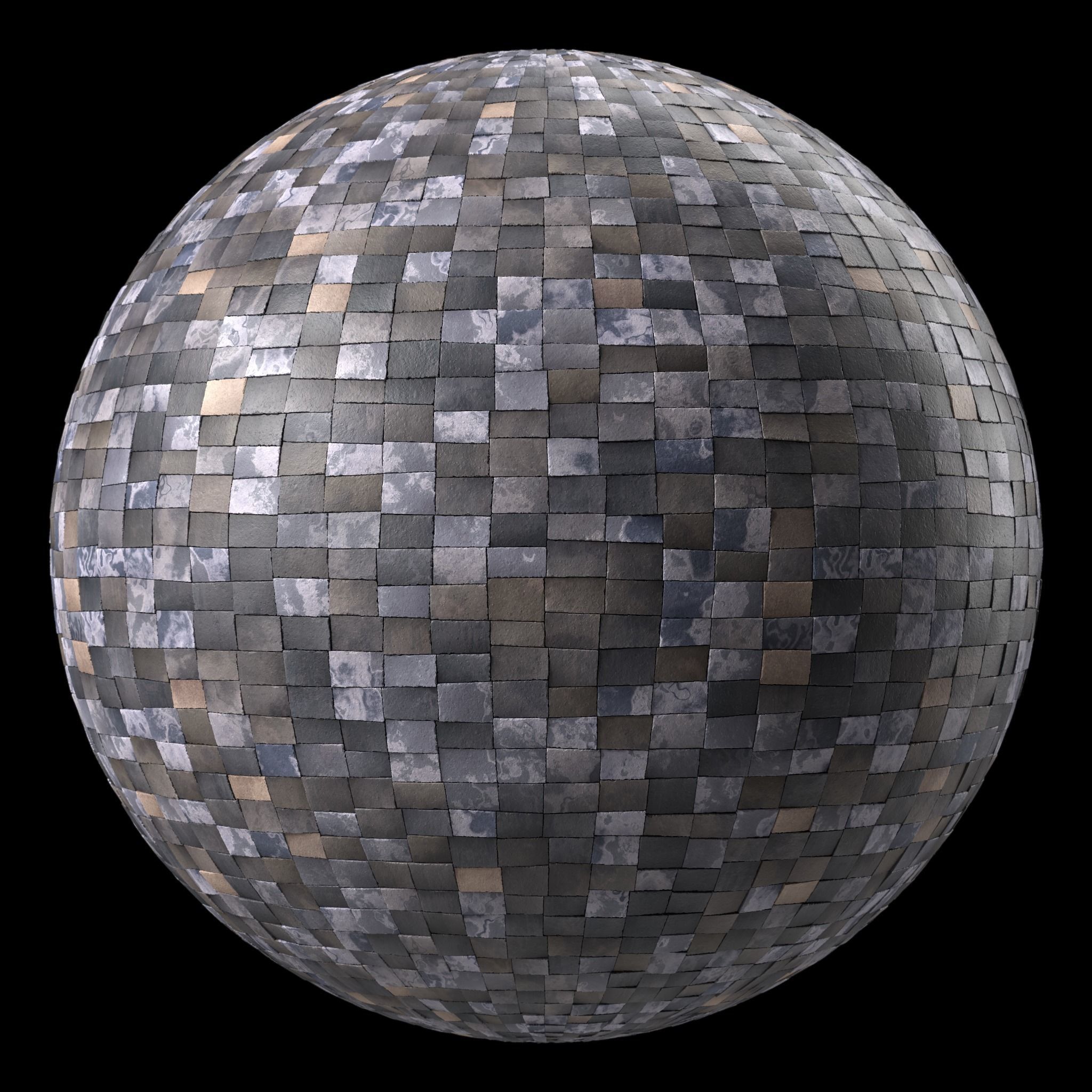 Stone Wall Materials 107- Multi Color Stone Wall- Sbsar Seamless Texture_4