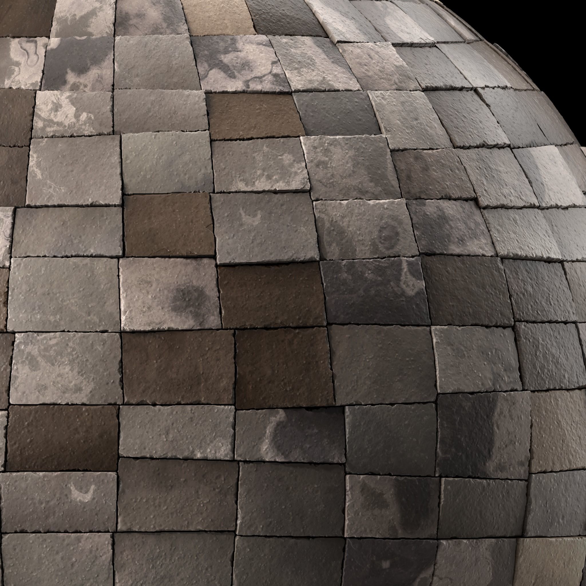 Stone Wall Materials 107- Multi Color Stone Wall- Sbsar Seamless Texture_2