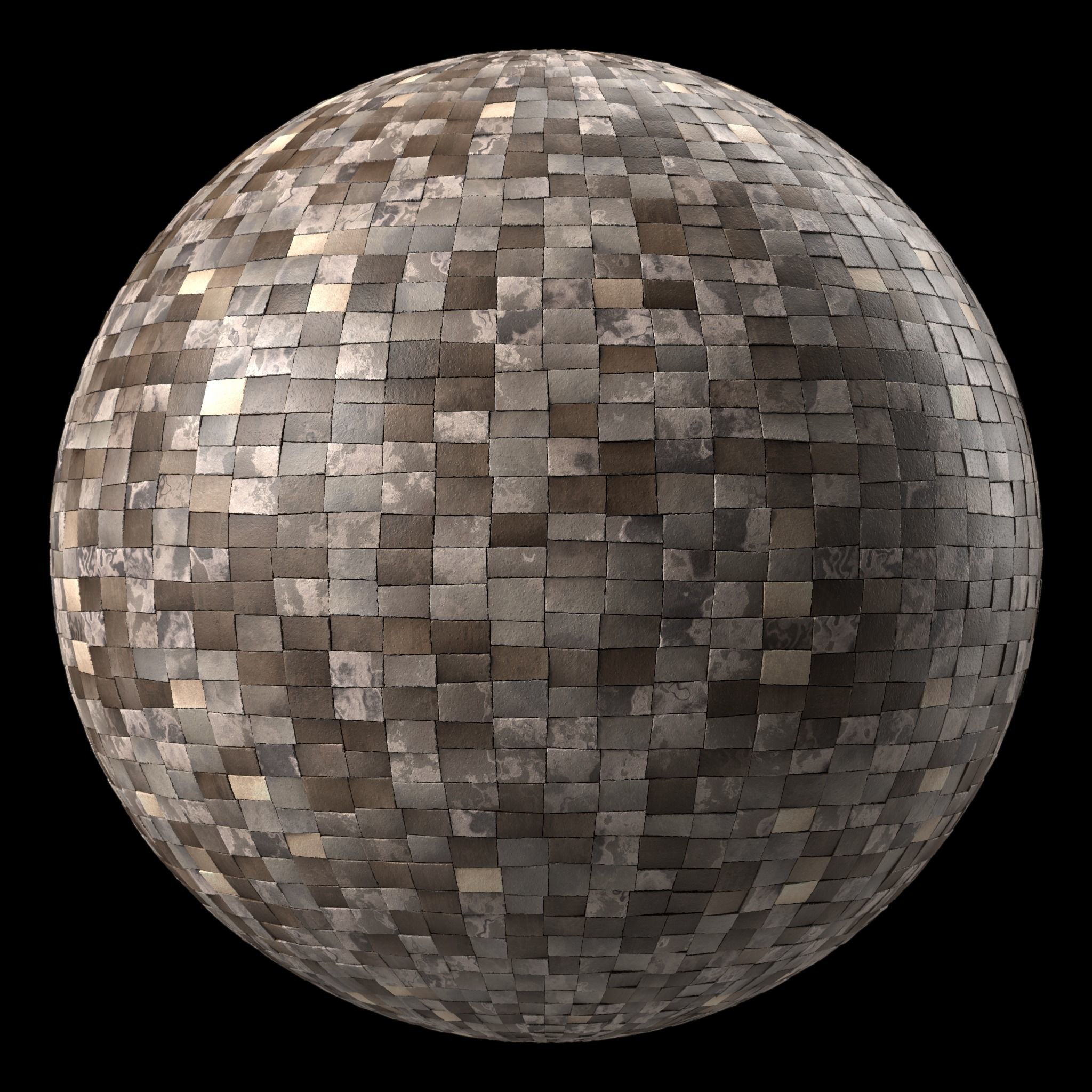 Stone Wall Materials 107- Multi Color Stone Wall- Sbsar Seamless Texture_1