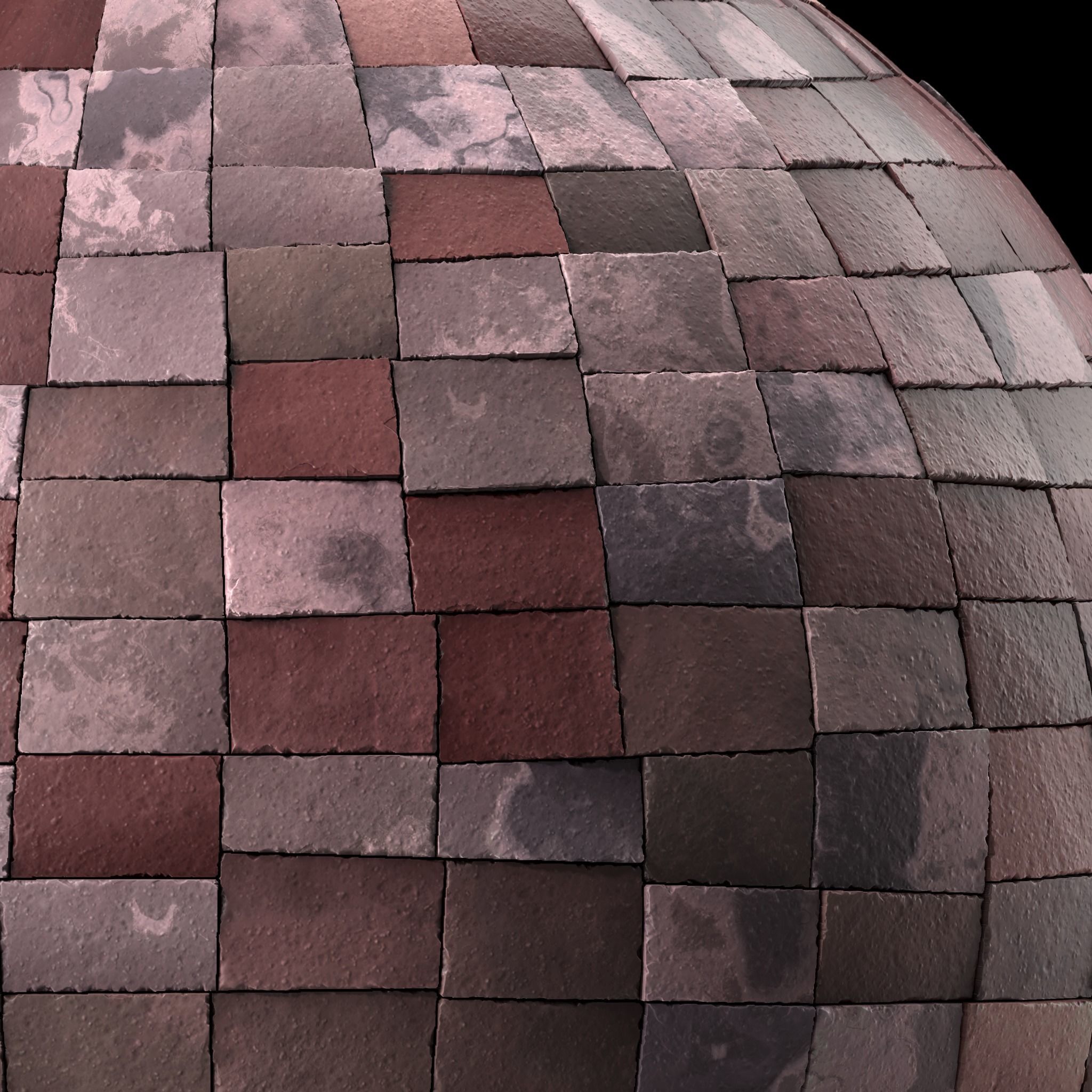Stone Wall Materials 107- Multi Color Stone Wall- Sbsar Seamless Texture_7