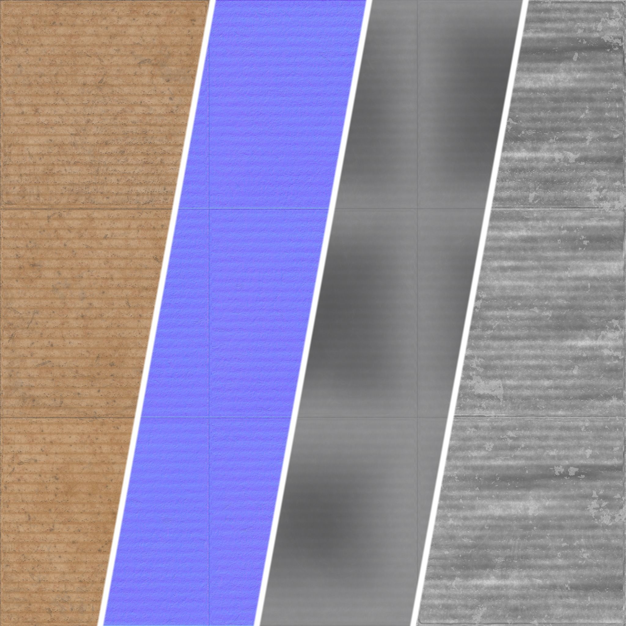 CardBoard Materials 02- by Deformed CardBoard- Sbsar Seamless Texture_6