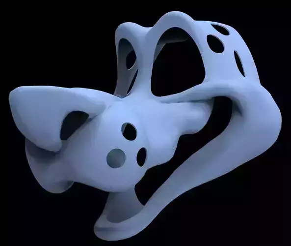 Long Snoot Canine Fursuit Head Base