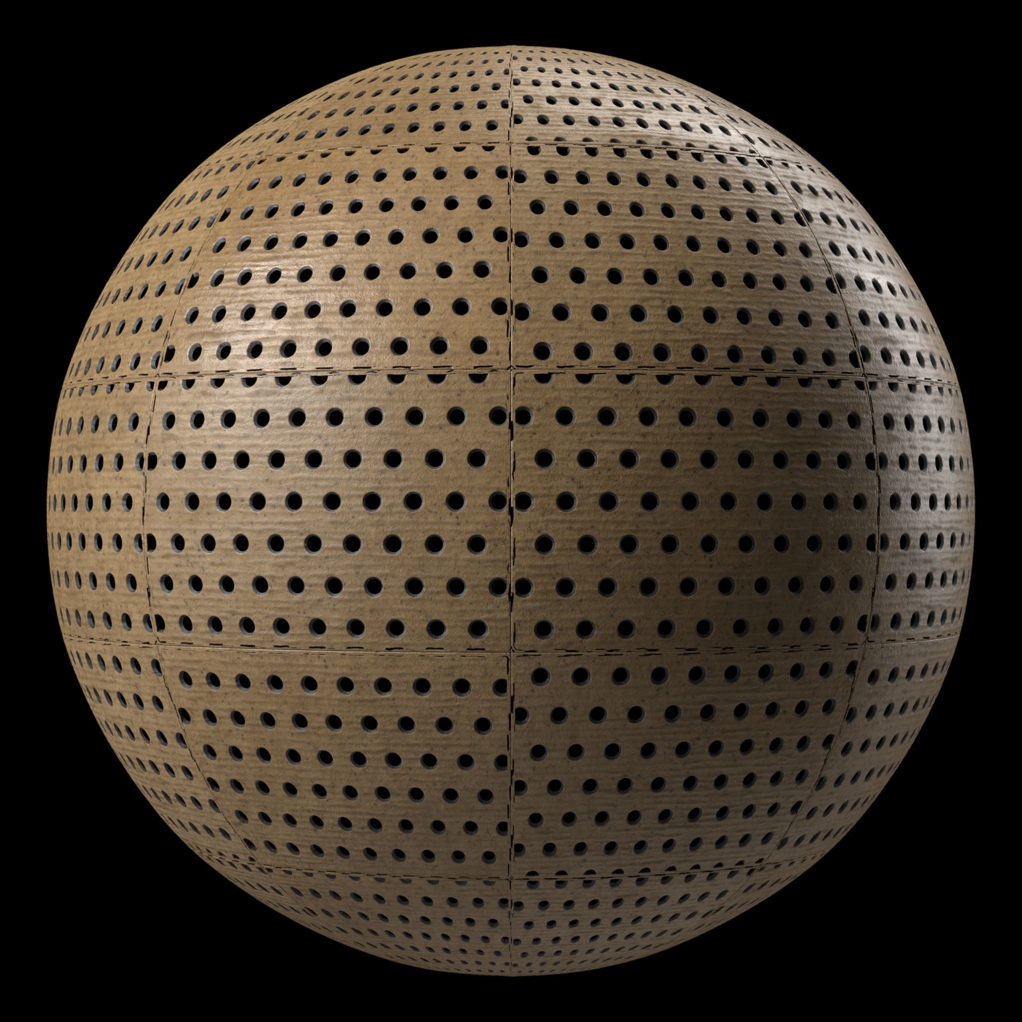 CardBoard Materials 04- Perforated CardBoard- Sbsar Seamless Texture_1