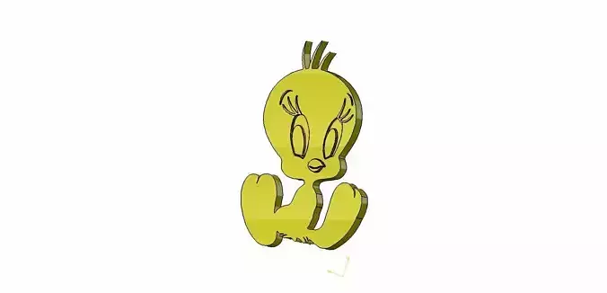 TWEETY MODEL 3D 