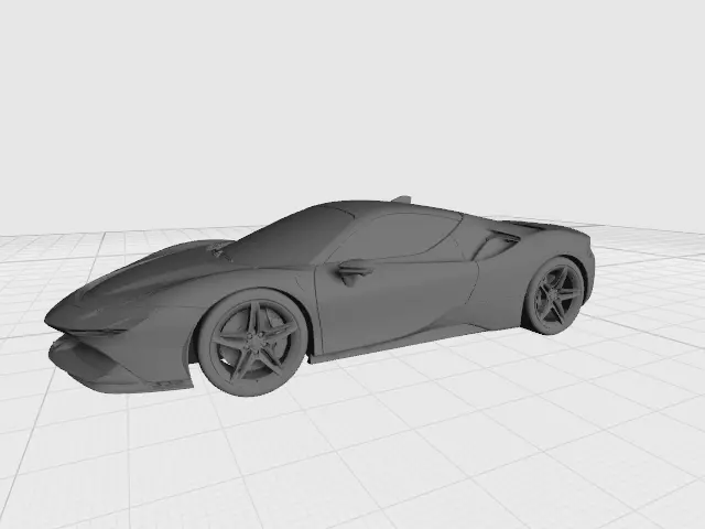 Ferrari SF90 Free 3D model