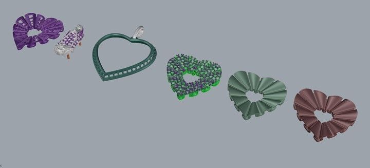 Virgen Guadalupe en forma de corazon 3D print model_14