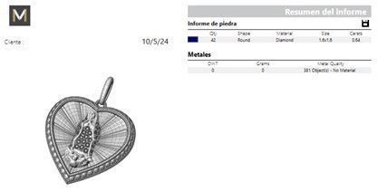 Virgen Guadalupe en forma de corazon 3D print model_15