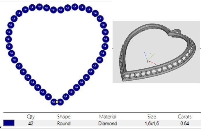 Virgen Guadalupe en forma de corazon 3D print model_13