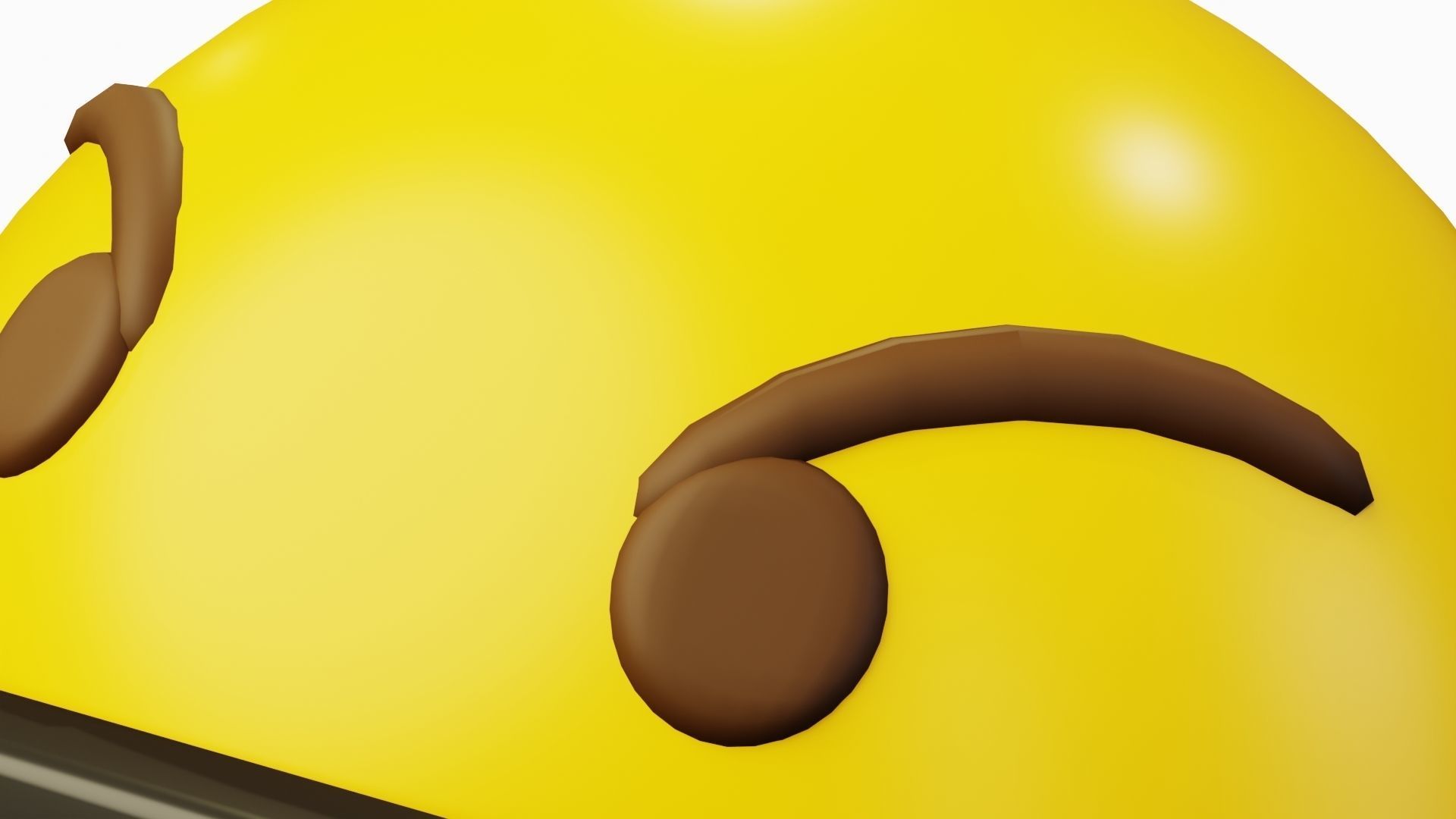 Cursing Word Censored Emoticon Emoji or Smiley 3D model_6