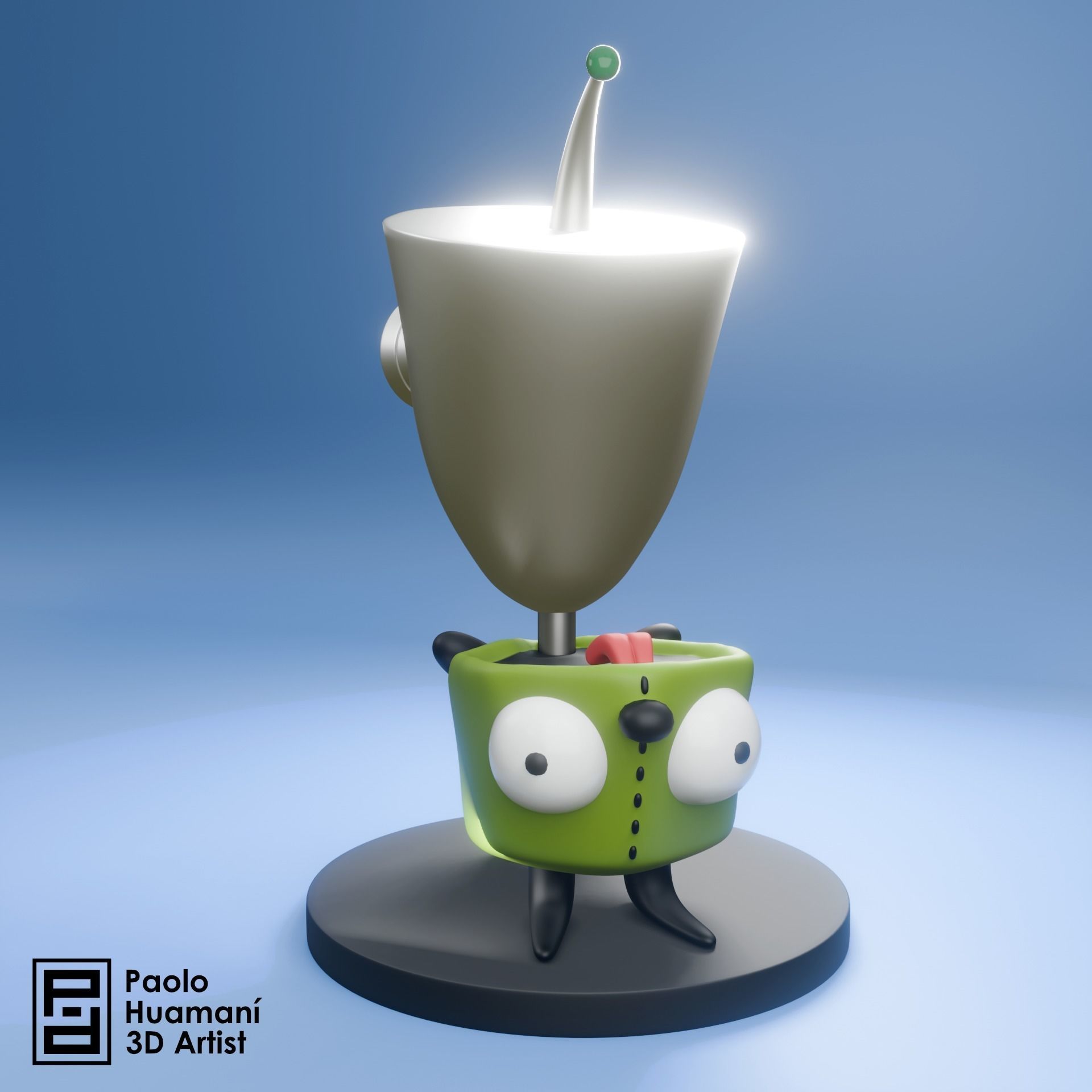 GIR - Invader Zim 3D print model_1