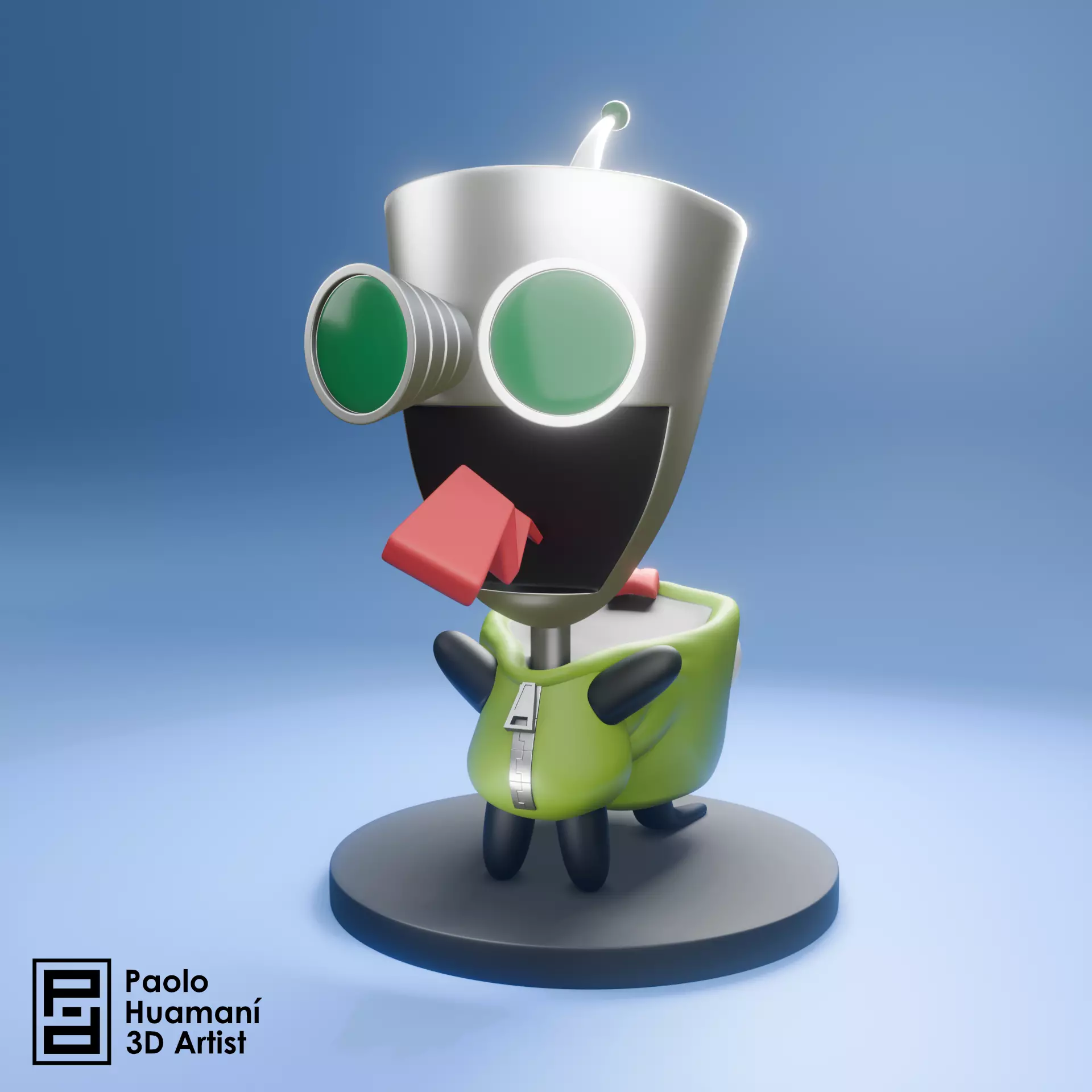 GIR - Invader Zim 3D print model_0