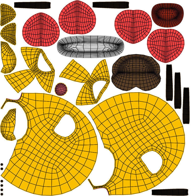 Heart eyes Cat Emoticon Emoji or Smiley 3D model_13