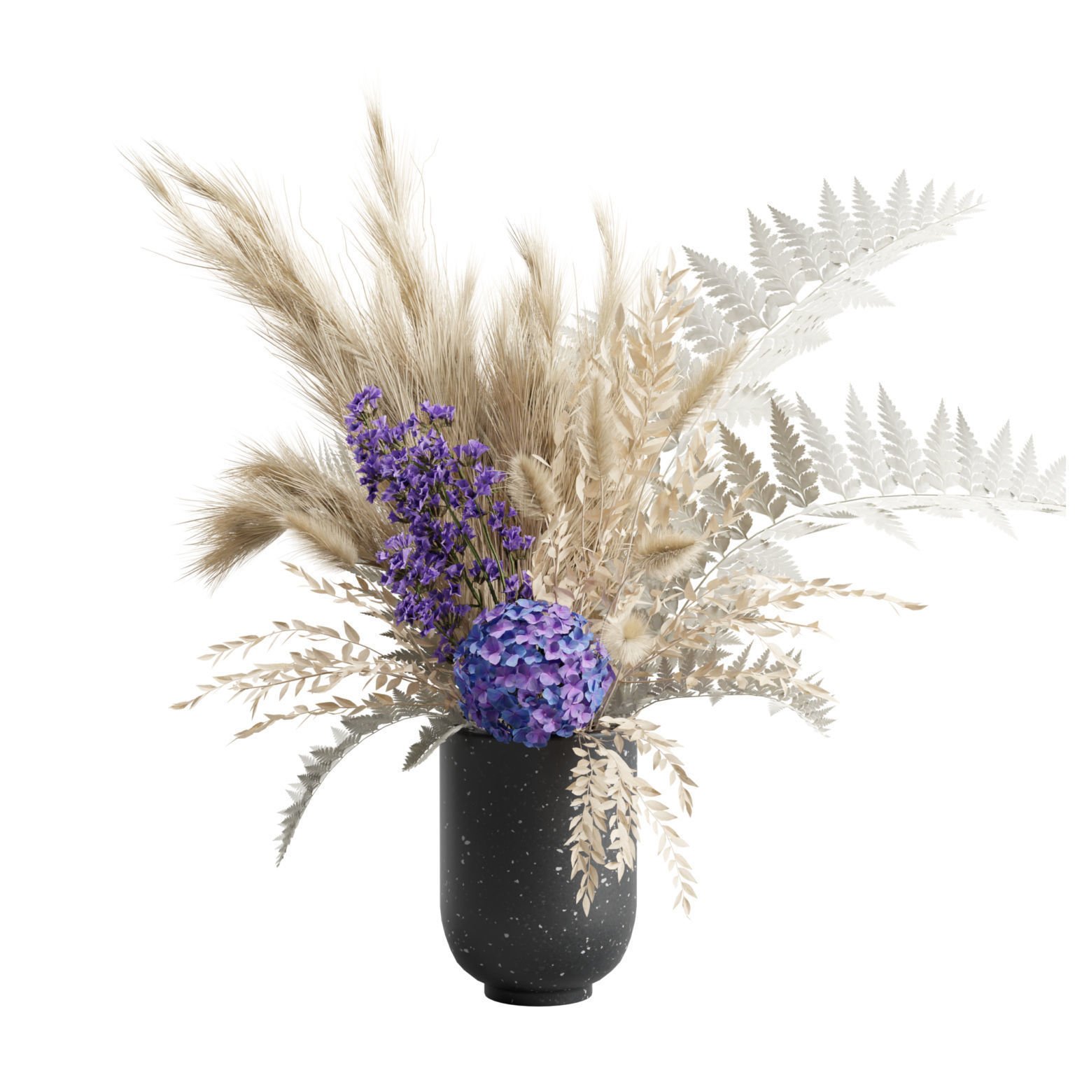 Vase Bouquet Pampas 01 3D model_6