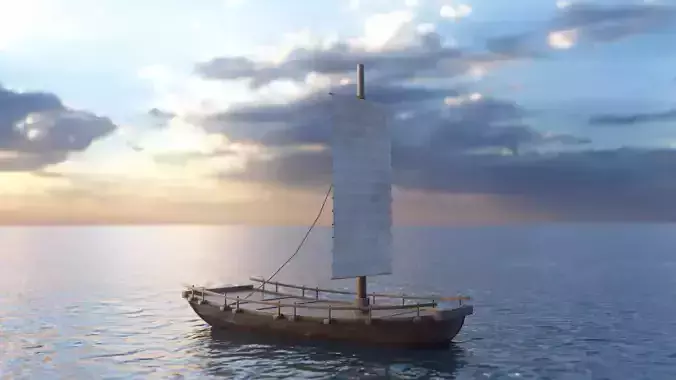 Korean Medieval Ship - Joseon Ferry model