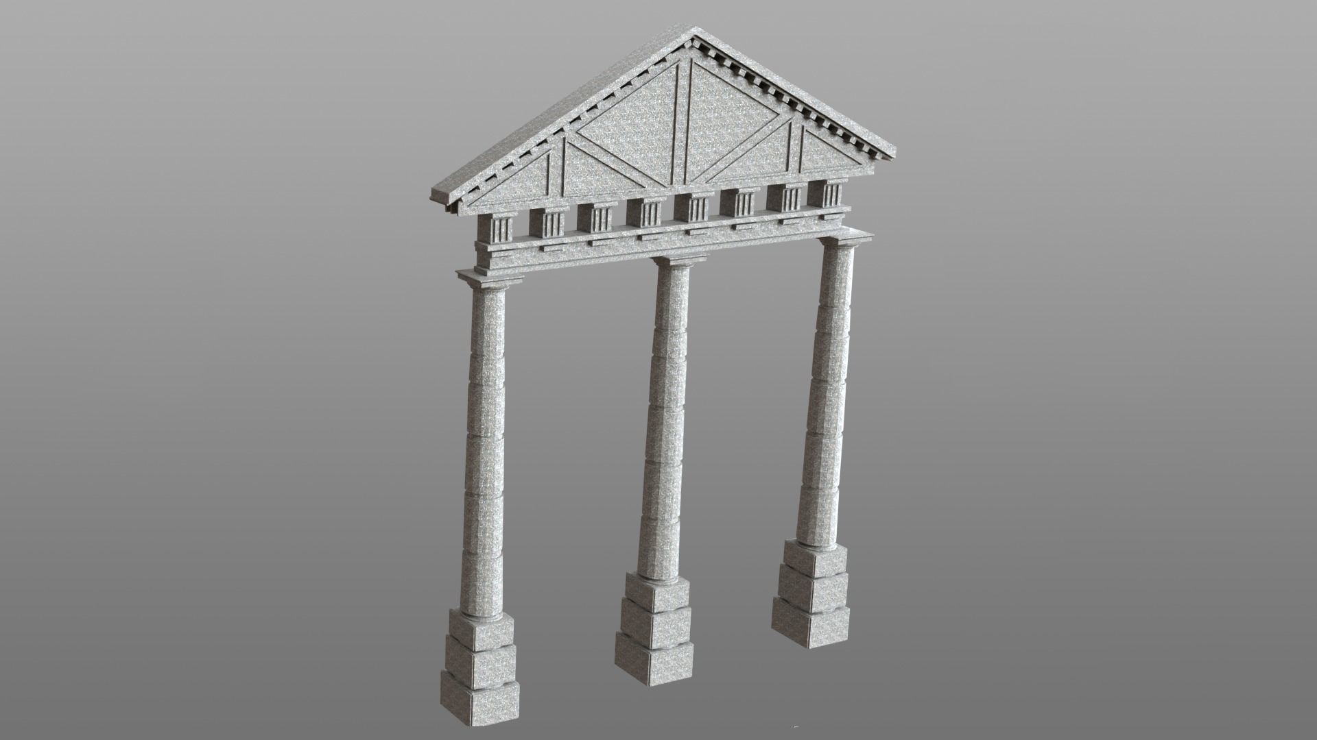 Colosseum Gate 2 3D model_2
