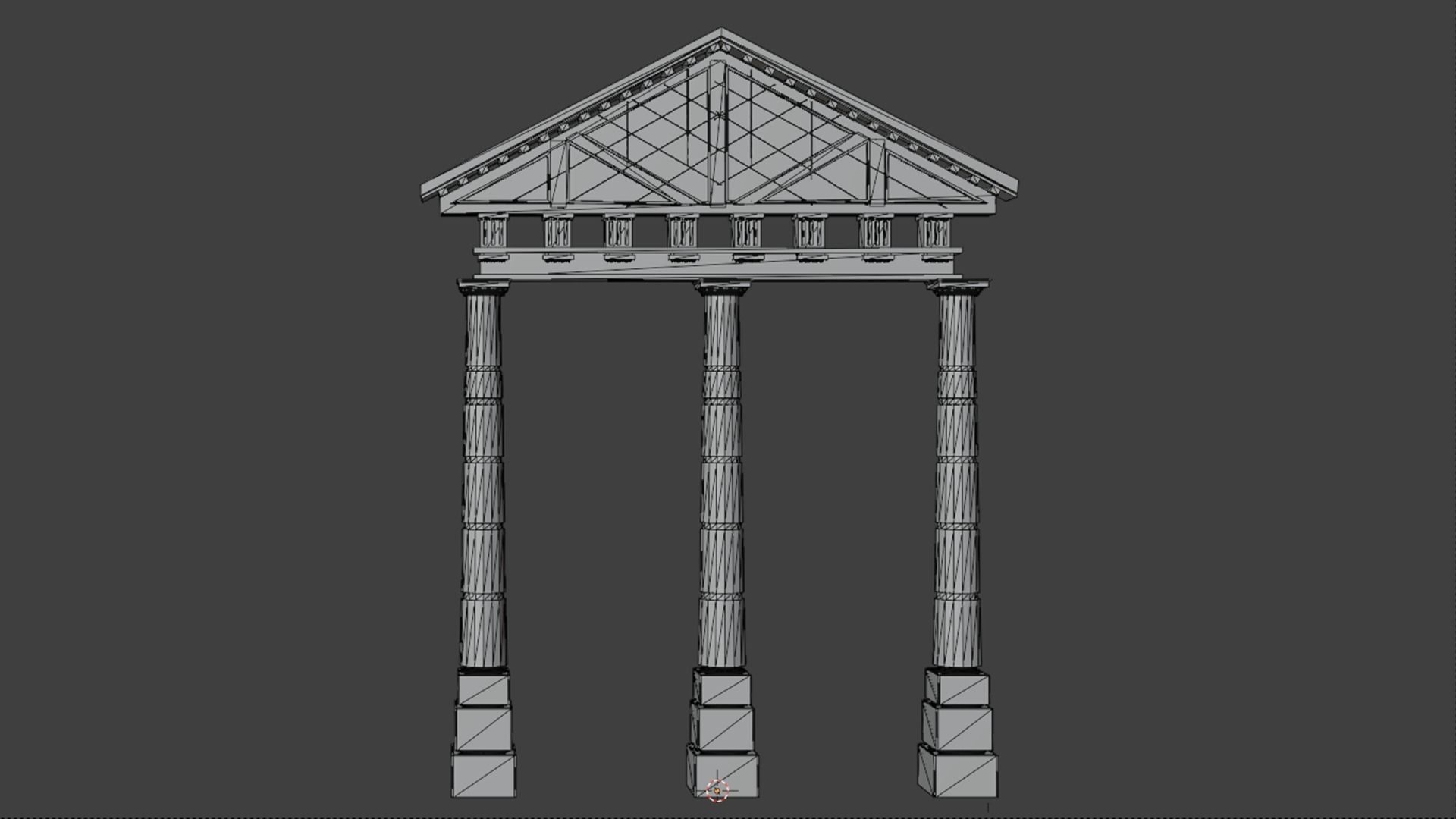 Colosseum Gate 2 3D model_1