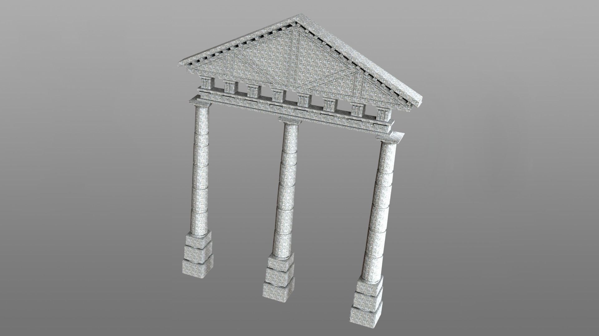 Colosseum Gate 2 3D model_3