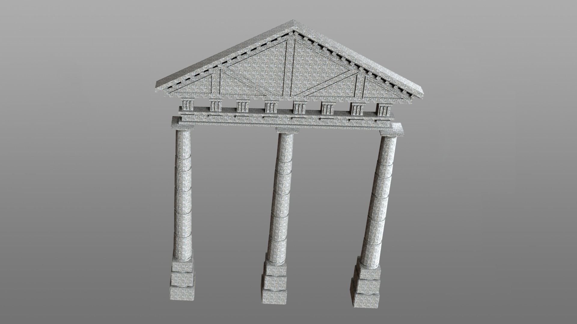 Colosseum Gate 2 3D model_4