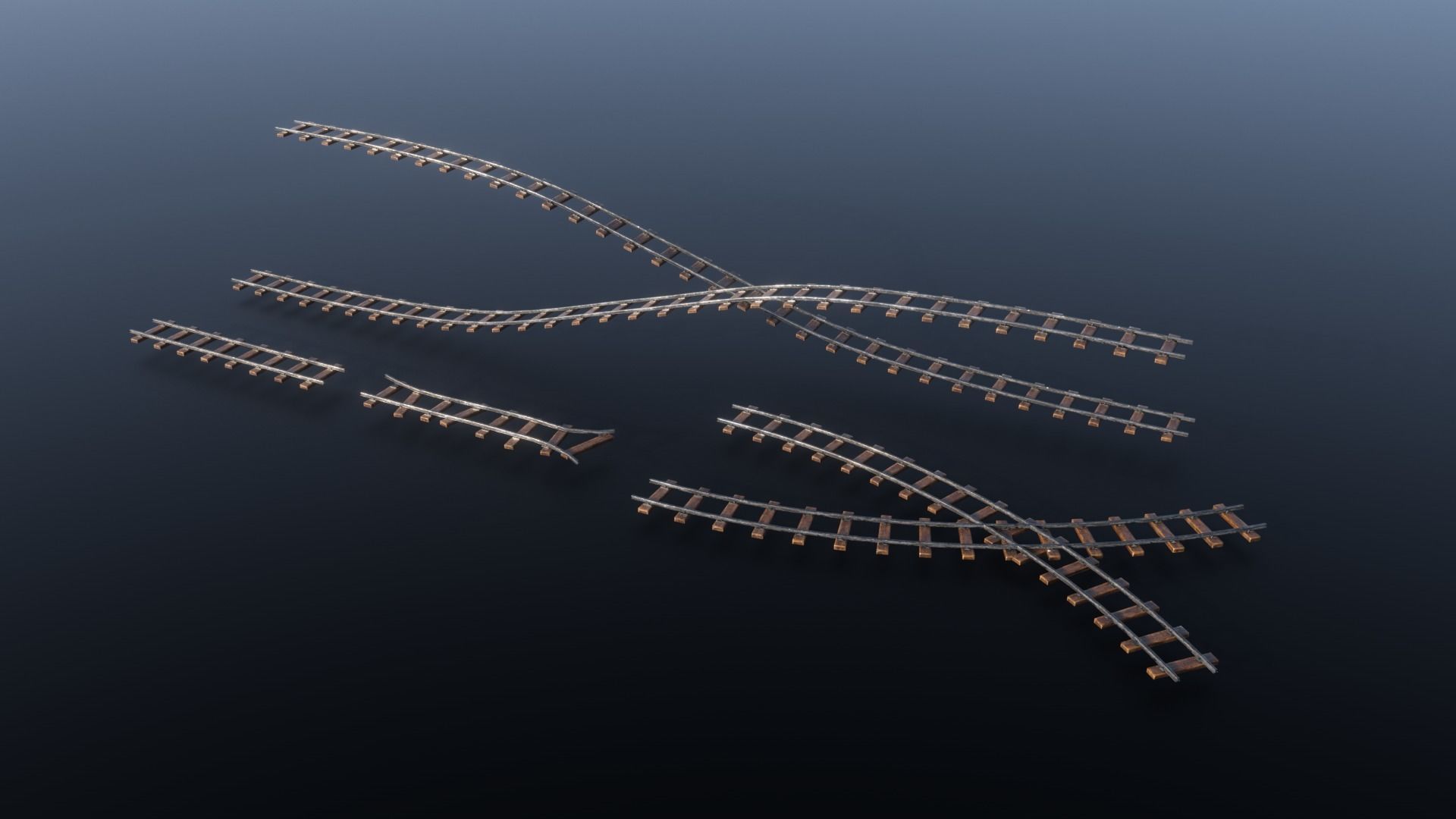 Mine Ruin Dungeon Asset Pack Low-poly 3D model_27