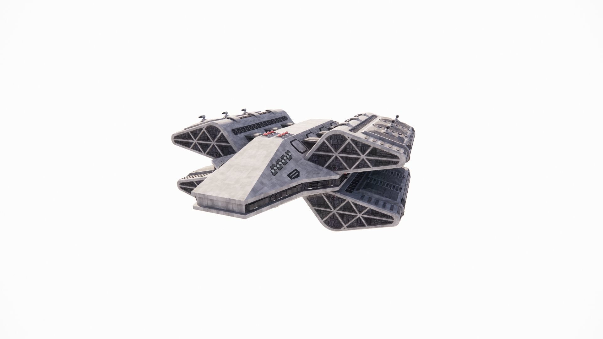 Spaceship-spacecraft-4 3D model_1