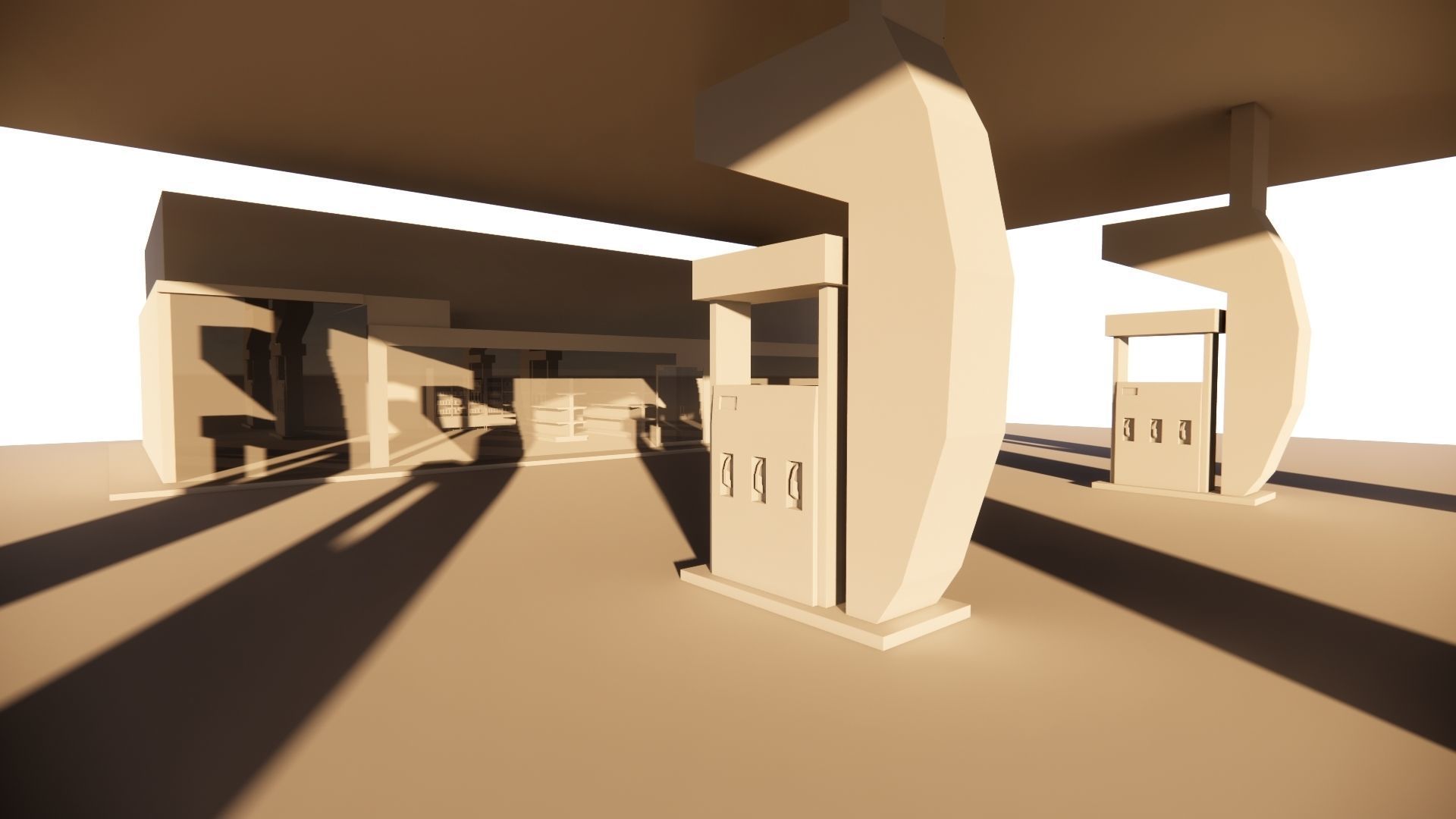 Gas Station6 3D model_18