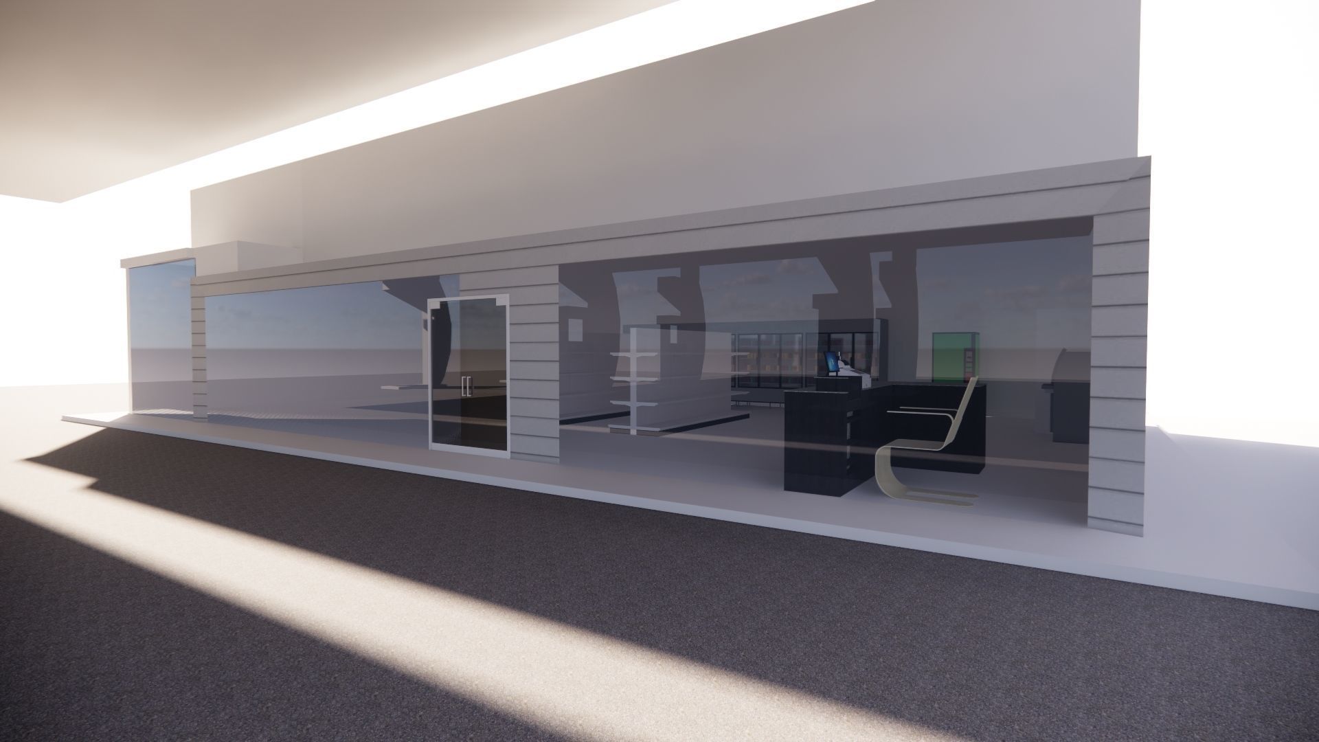 Gas Station6 3D model_9