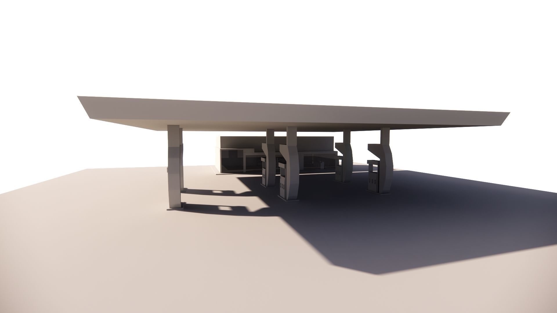 Gas Station6 3D model_15