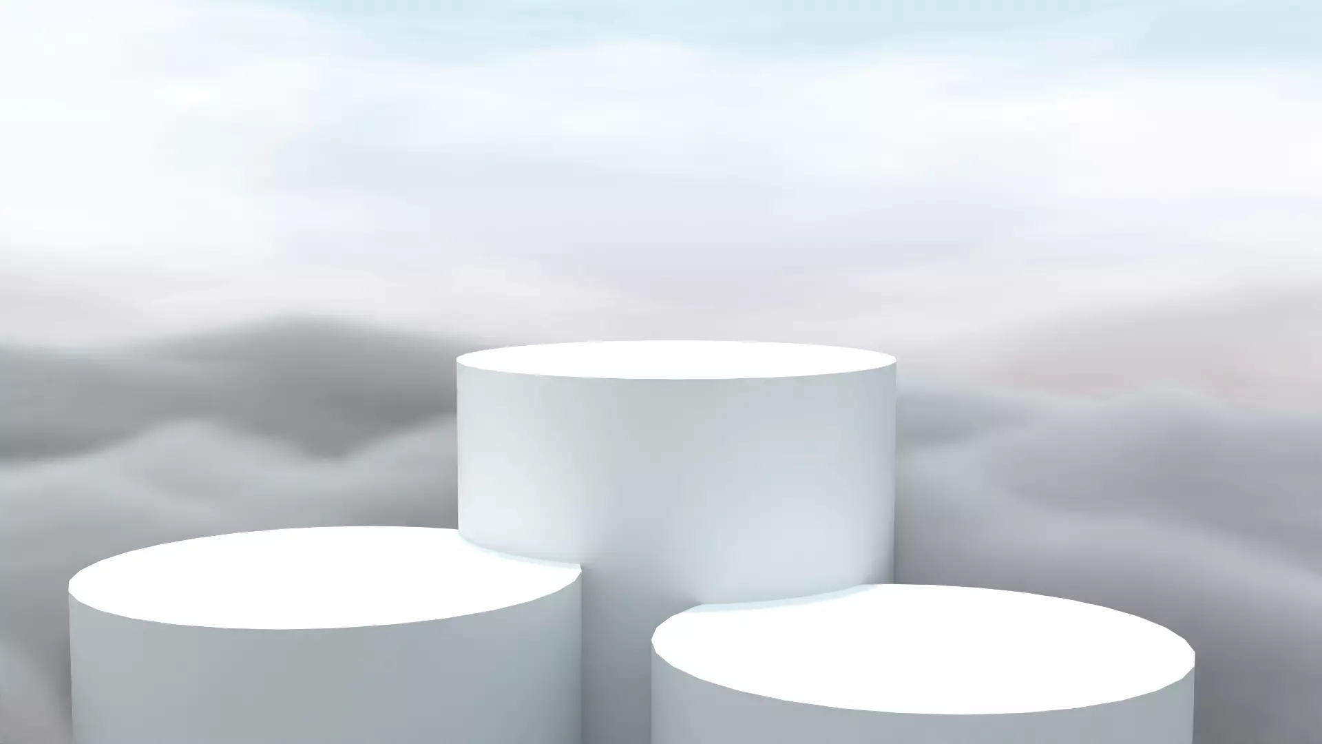 Display Podium Clouds 26041035 3D model_0
