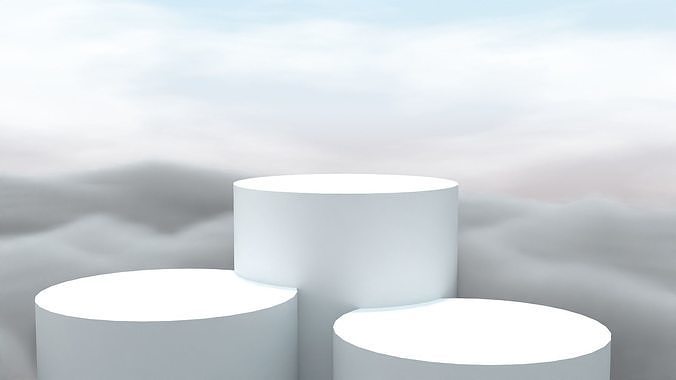 Display Podium Clouds 26041035 3D model
