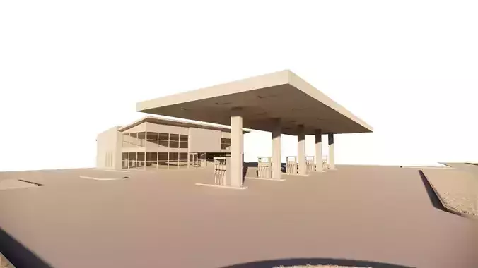 Gas Station4 3D model