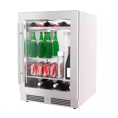 Zephyr Single Zone Beverage Cooler 3D model