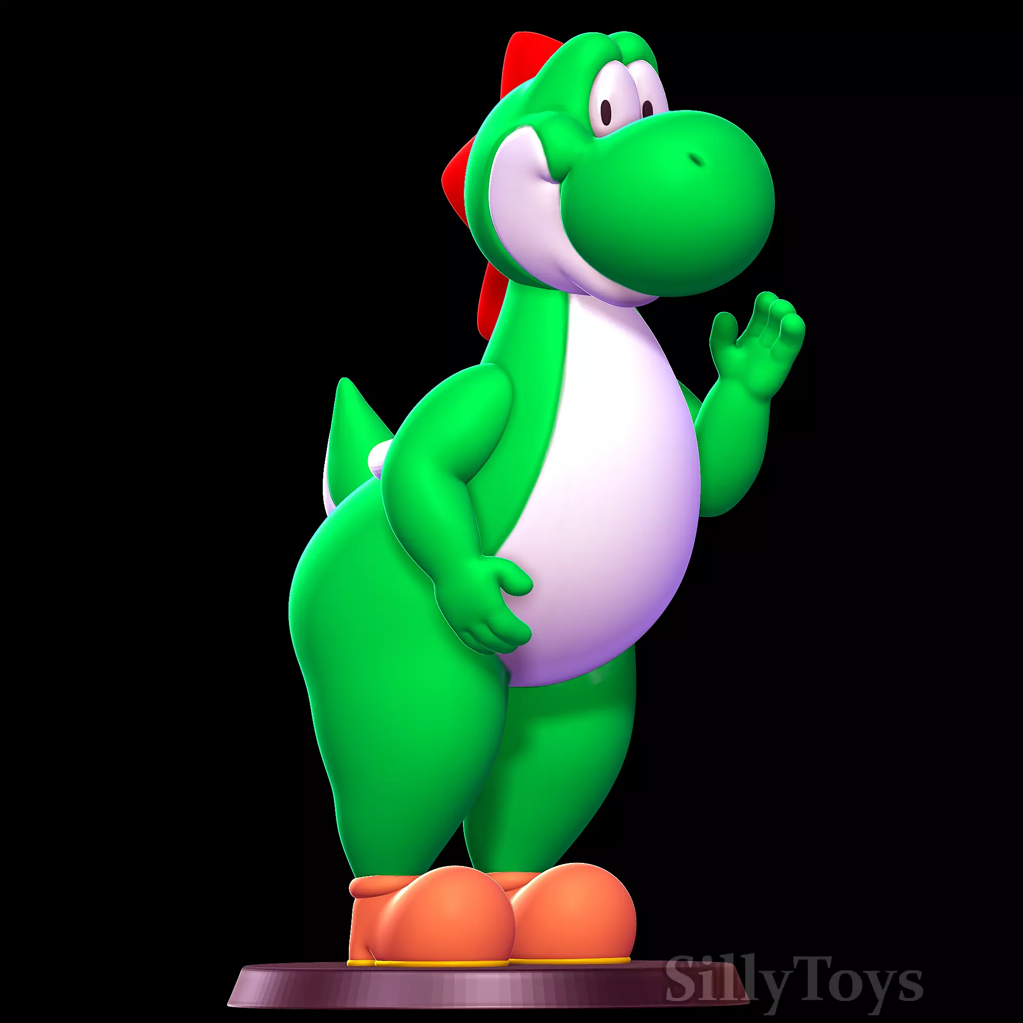 Yoshi - Mario 3D print model
